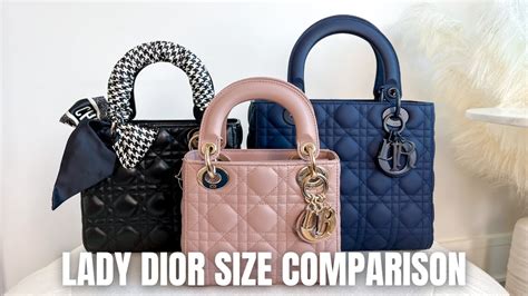 lady dior medium|lady dior medium vs small.